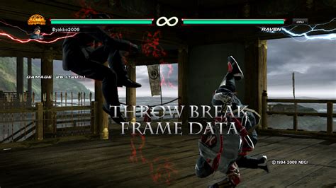 tekkenbotprime|tekken throw break frames.
